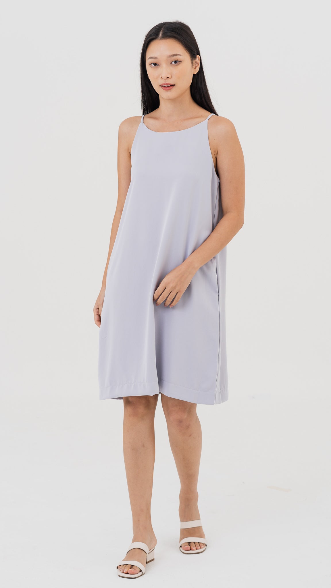 White halter 2024 shift dress