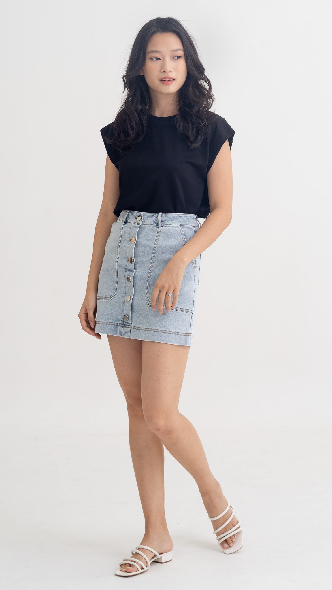 Jeans hot sale skirt online